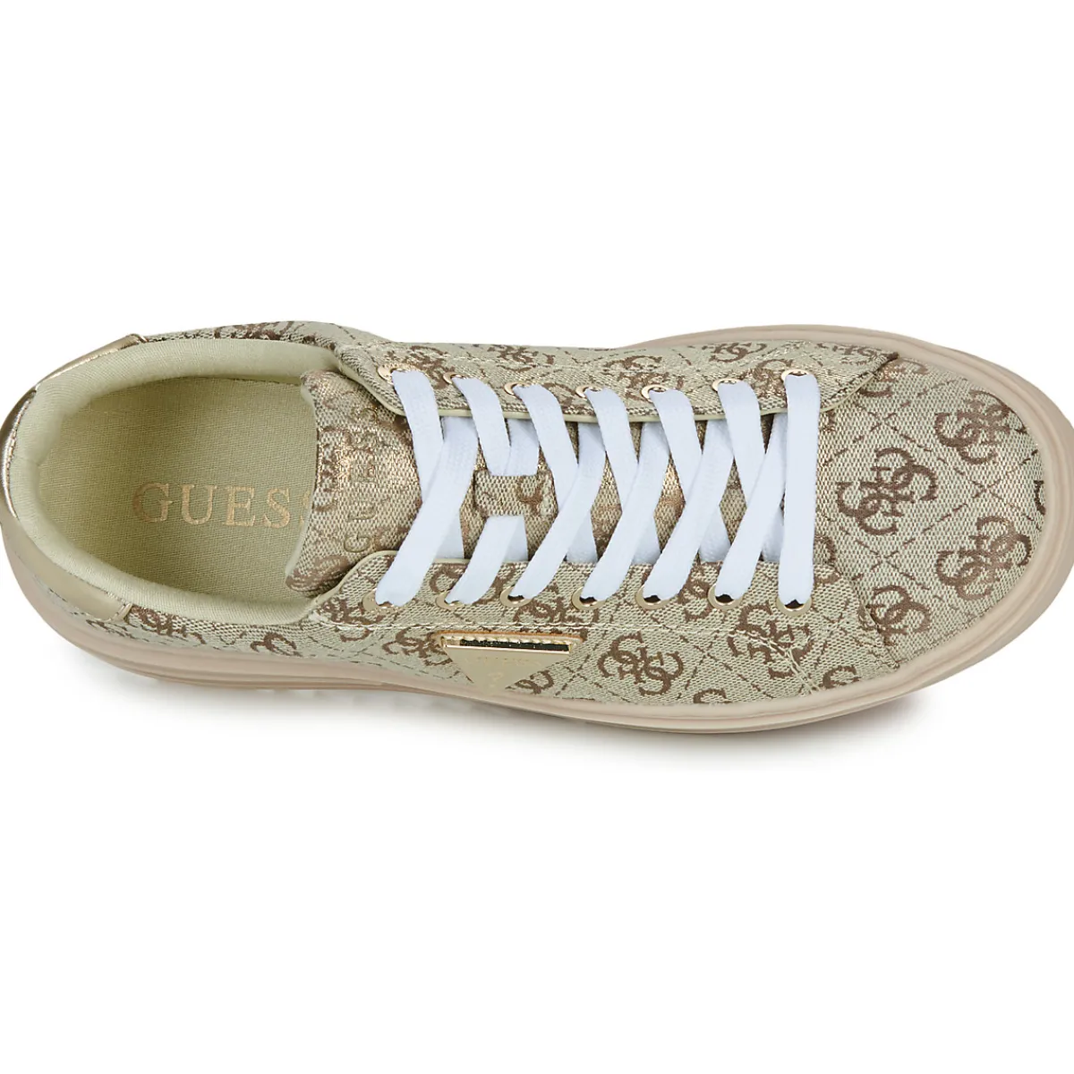 Baskets Mode^Guess - DENESA12 Beige