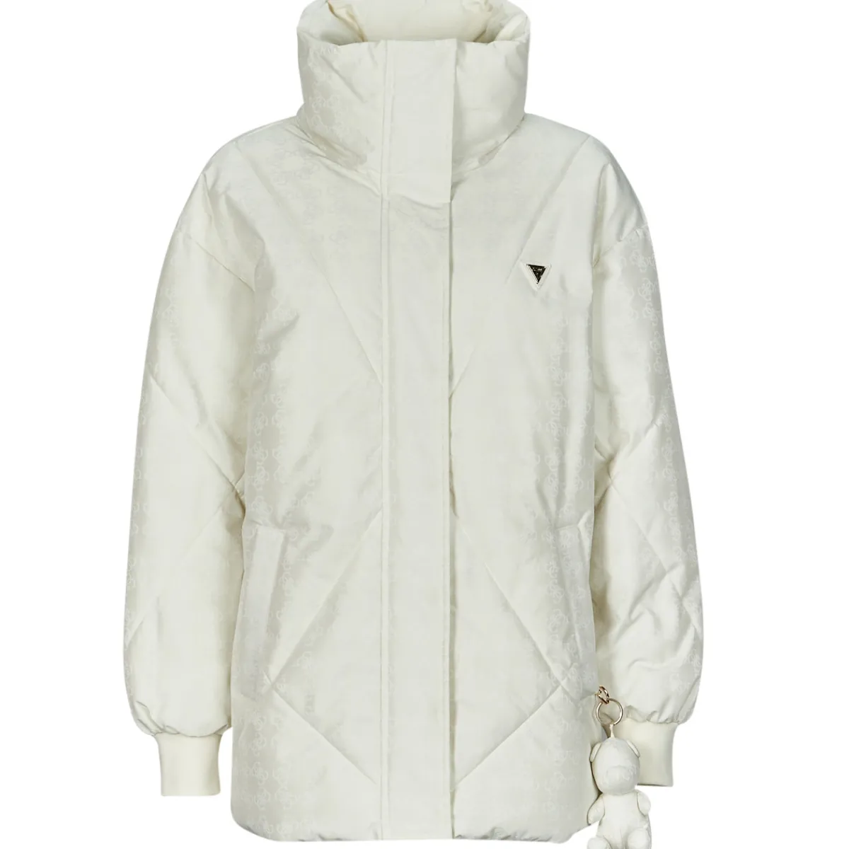 Manteaux^Guess - 4G LOGO PUFFER JACKET Blanc