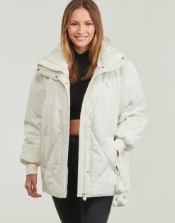 Manteaux^Guess - 4G LOGO PUFFER JACKET Blanc
