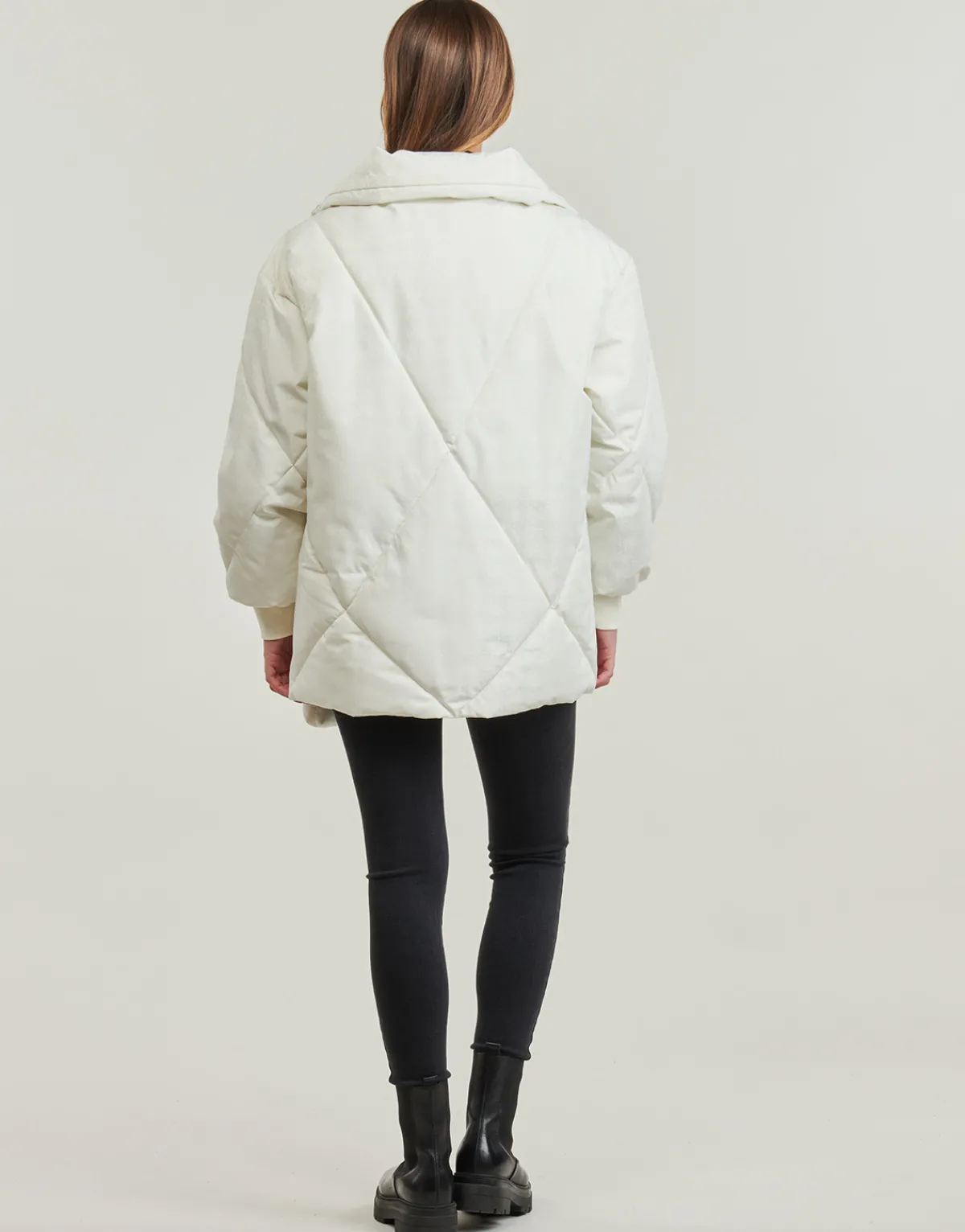 Manteaux^Guess - 4G LOGO PUFFER JACKET Blanc
