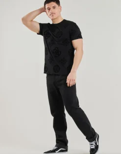T-shirts & Polos^Guess - PEONY PRINT Noir