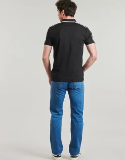 T-shirts & Polos^Guess - QUATTO G TAPE Noir