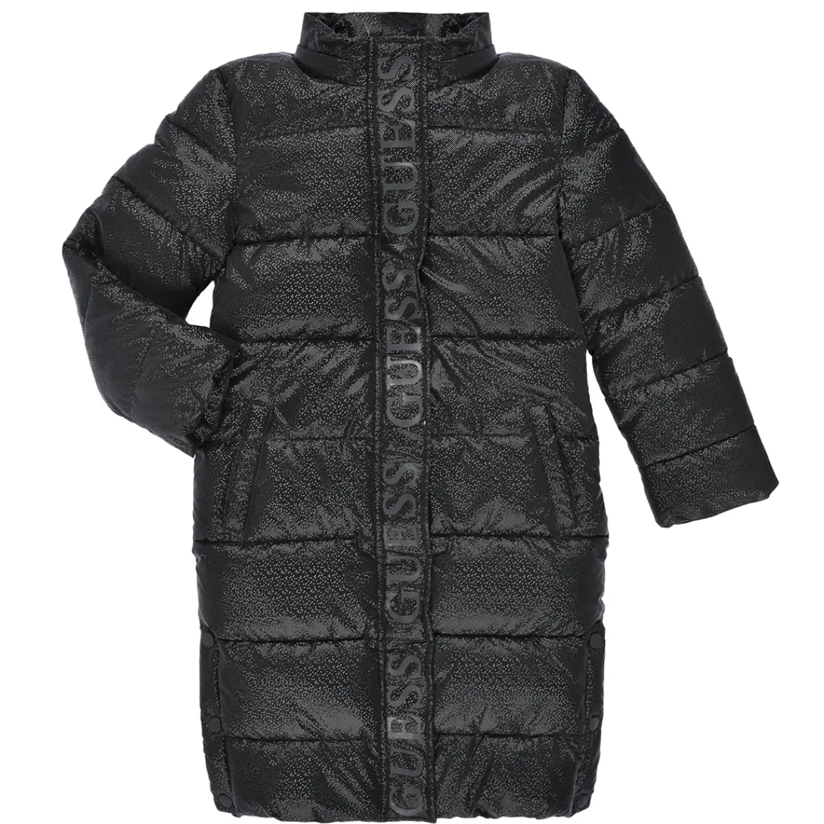Manteaux^Guess - HOODED PADDED LS JACKET W/ZIP Noir