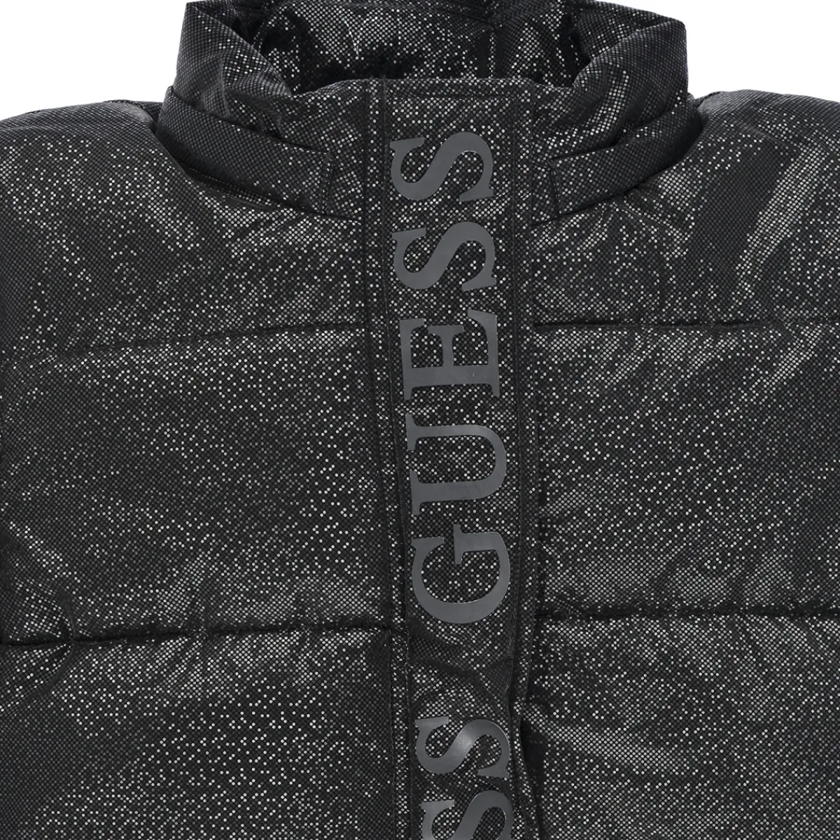 Manteaux^Guess - HOODED PADDED LS JACKET W/ZIP Noir