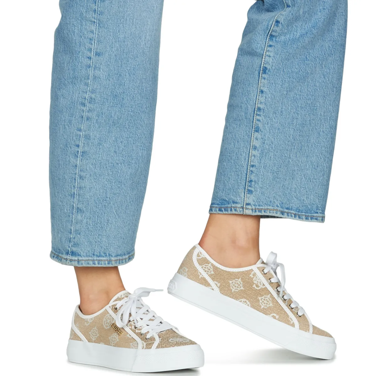 Baskets Mode^Guess - JELEXA7 Beige