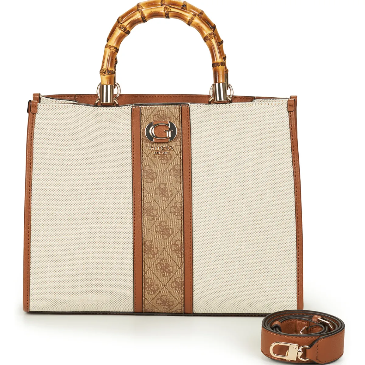 Cabas / Sacs Shopping^Guess - KERIMA TOTE Beige