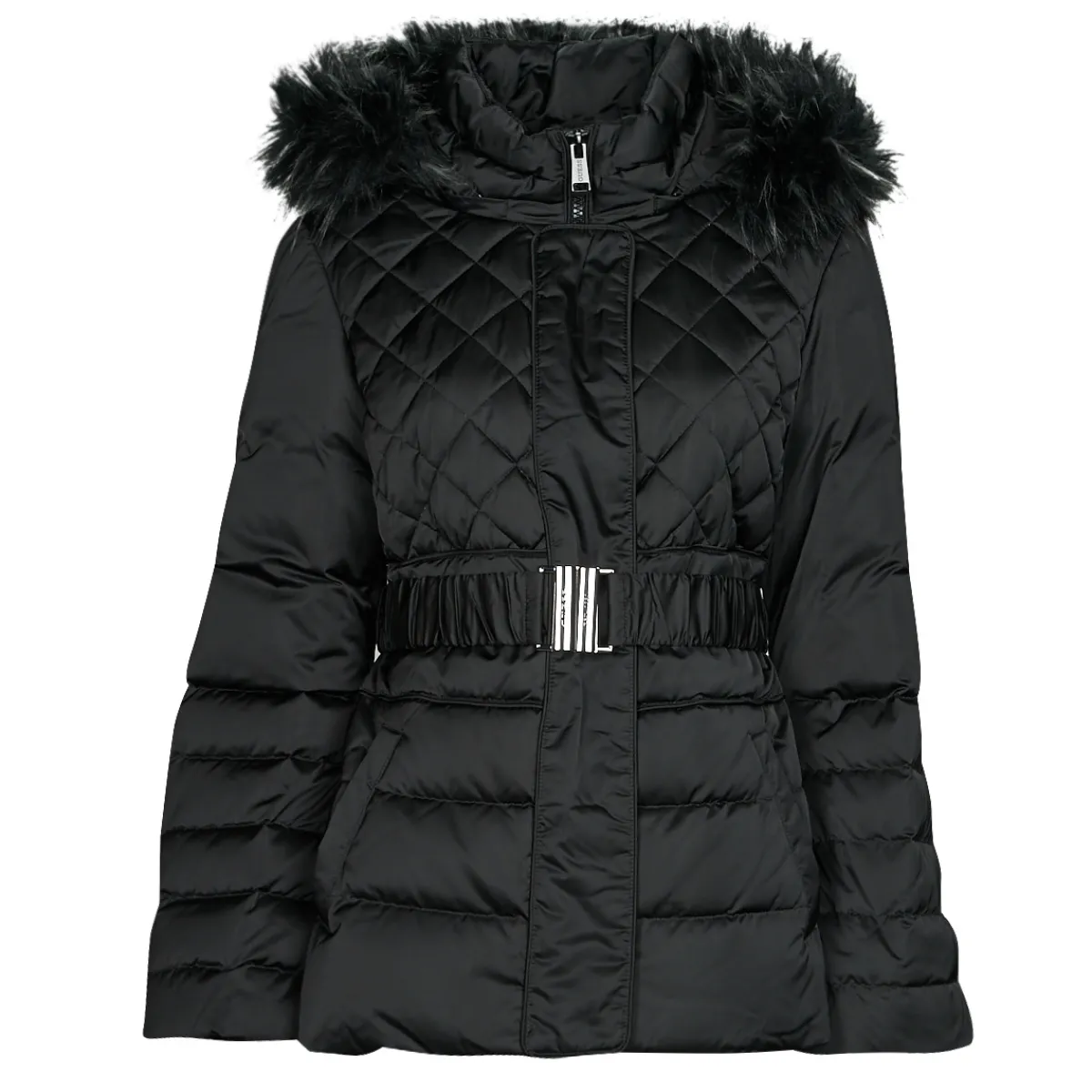 Manteaux^Guess - LAURIE DOWN JACKET Noir