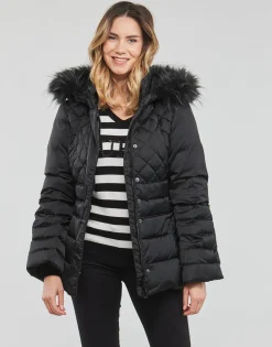 Manteaux^Guess - LAURIE DOWN JACKET Noir