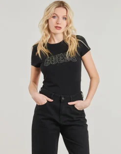 T-shirts & Polos^Guess - LOGO LACE Noir