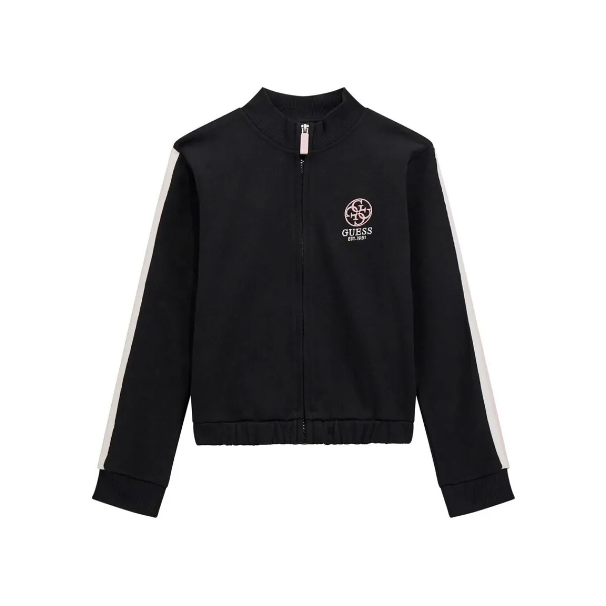 Sweats & Polaires^Guess - LS ACTIVE TOP ZIP Noir
