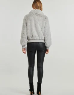 Vestes^Guess - LS SOAVE BOMBER JACKET Gris