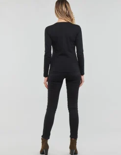 T-shirts & Polos^Guess - LS VN BONITA TEE Noir