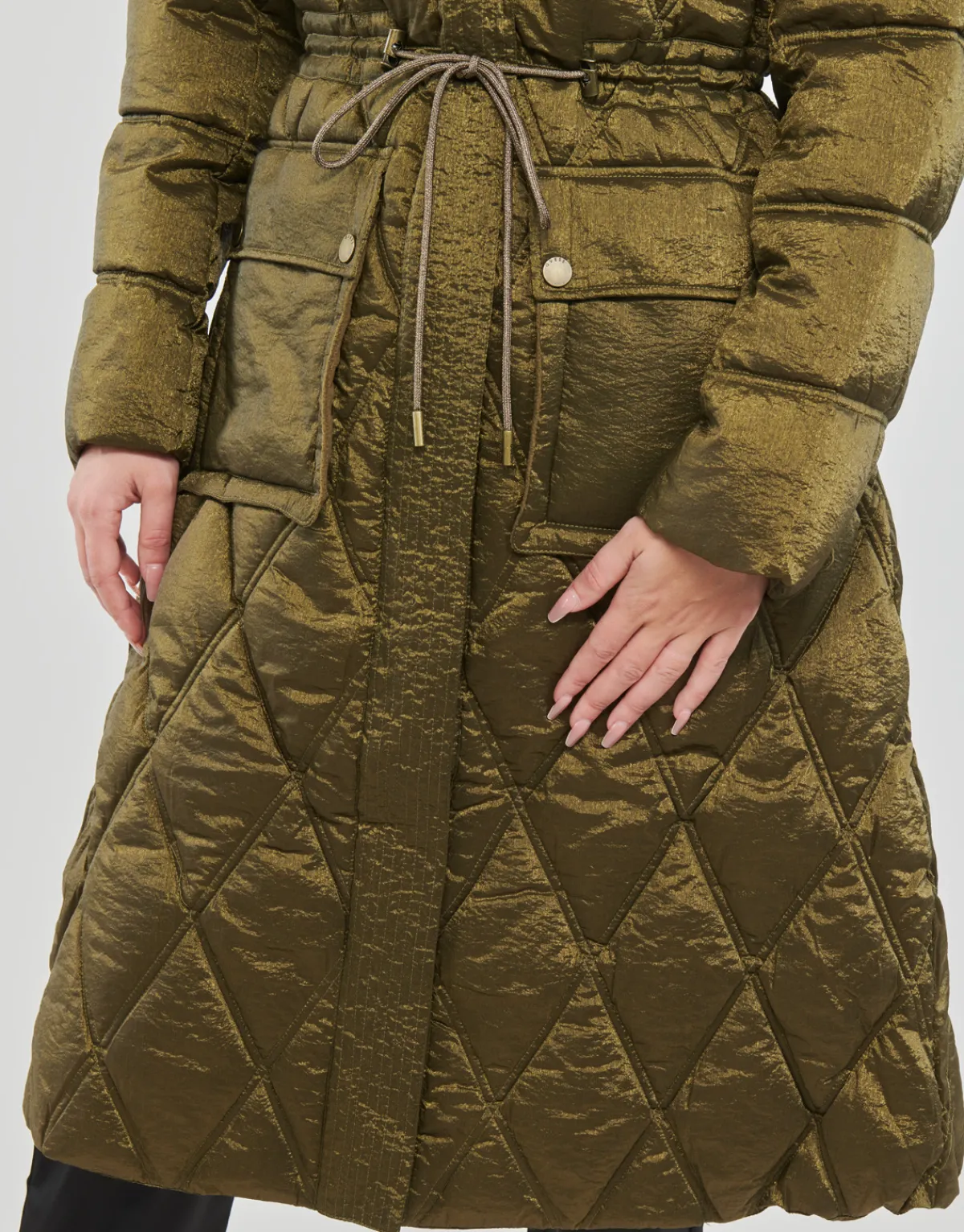 Manteaux^Guess - LUCILLE JACKET Kaki