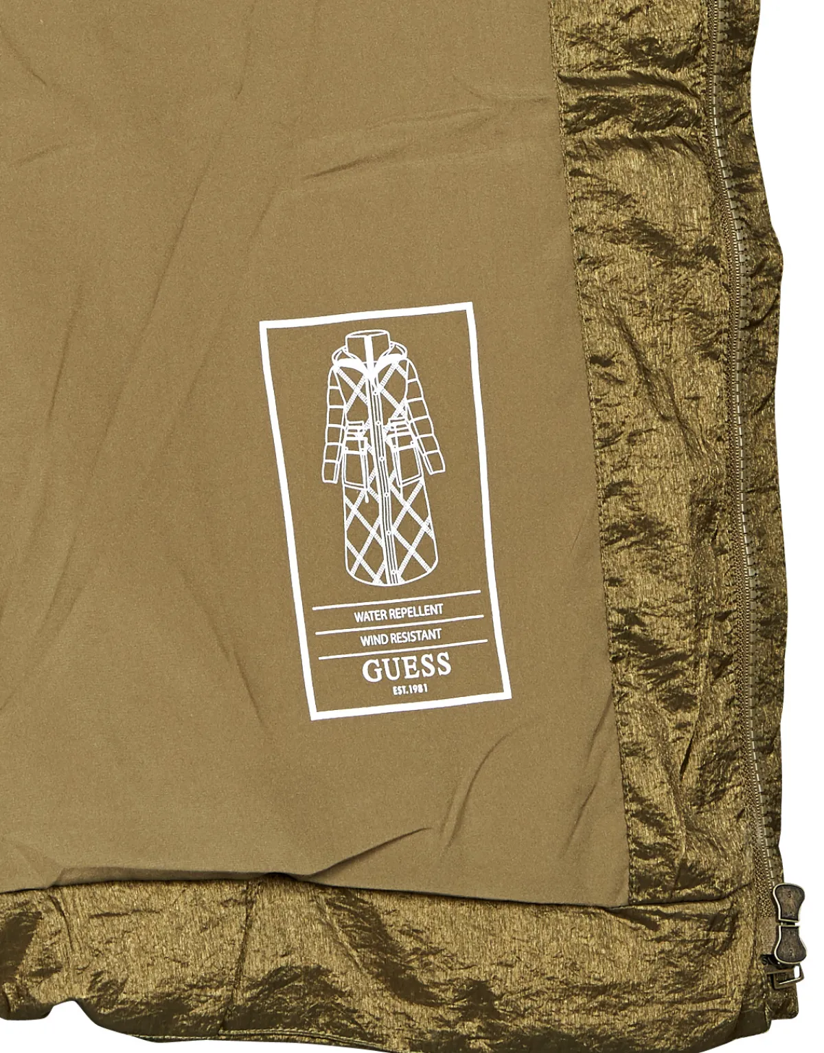 Manteaux^Guess - LUCILLE JACKET Kaki
