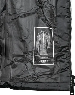 Manteaux^Guess - MARINE LONG JACKET Noir