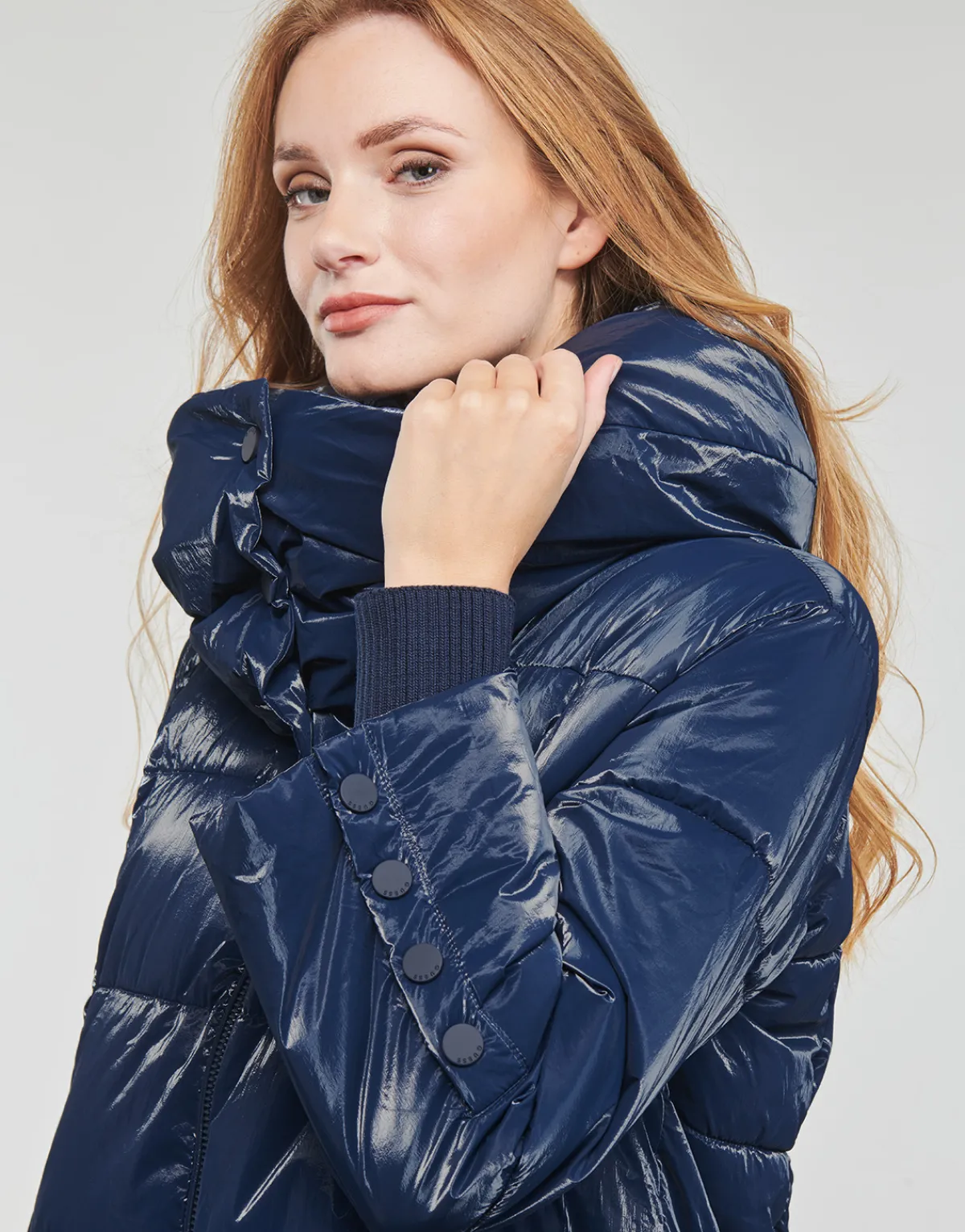 Manteaux^Guess - MATHILDE JACKET Marine