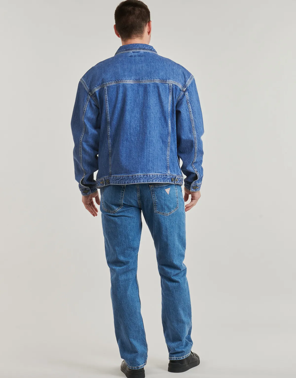 Vestes^Guess - MENS OVERSIZE TRUCKER JACKE Jean