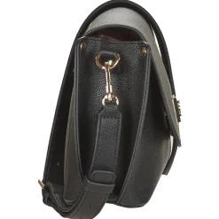 Besaces / Sacs Bandoulière^Guess - MERIDIAN FLAP CROSSBODY Noir