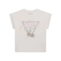 T-shirts & Polos^Guess - MIDI T SHIRT Blanc