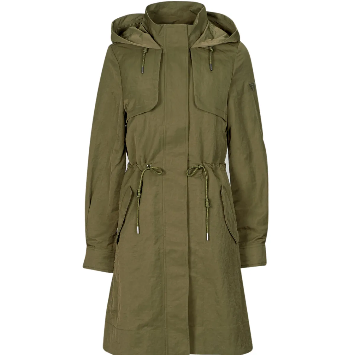 Manteaux^Guess - NATASHA PARKA DETACHABLE Kaki