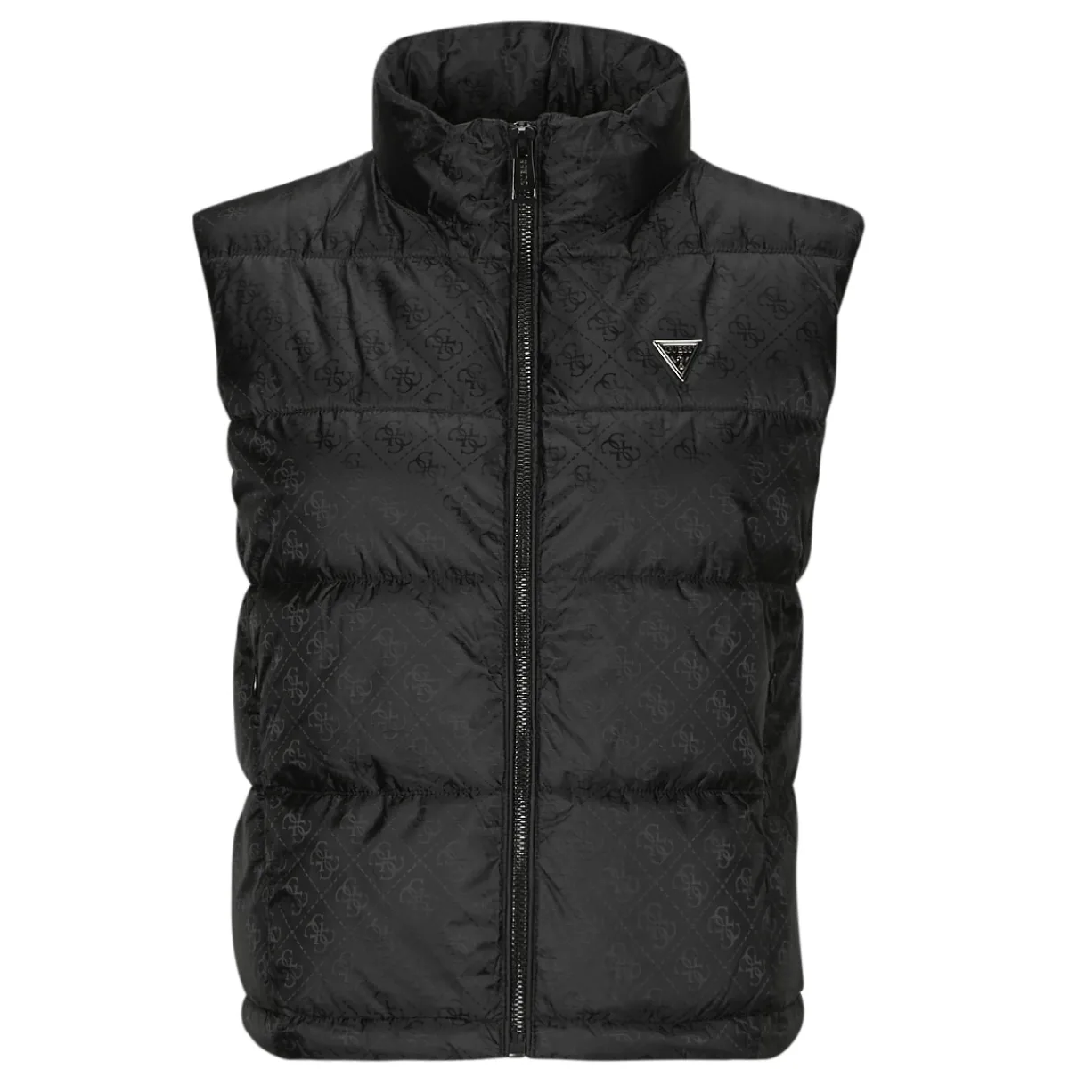 Manteaux^Guess - NEW 4G LOGO PADDED VEST Noir
