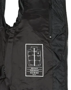 Manteaux^Guess - NEW 4G LOGO PADDED VEST Noir