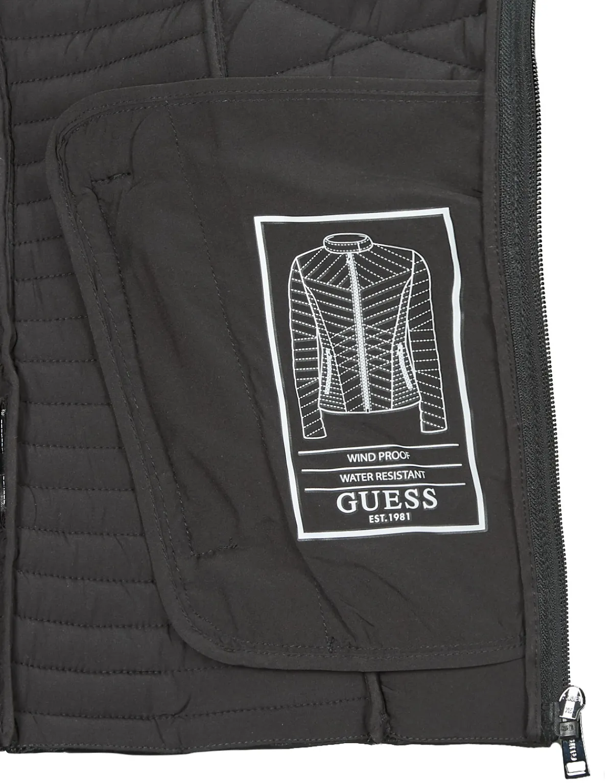 Manteaux^Guess - NEW VONA JACKET Noir