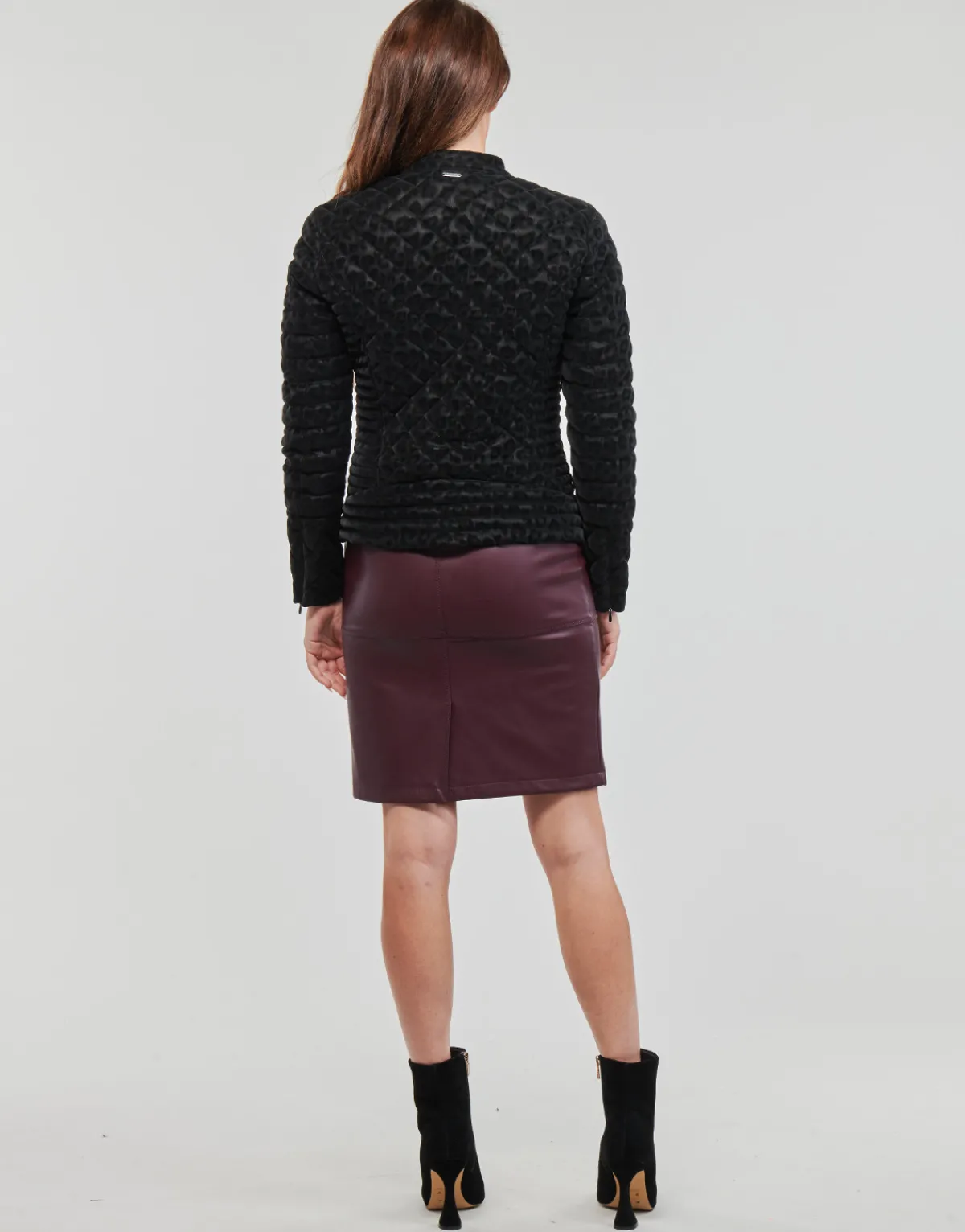 Manteaux^Guess - NEW VONA JACKET Noir