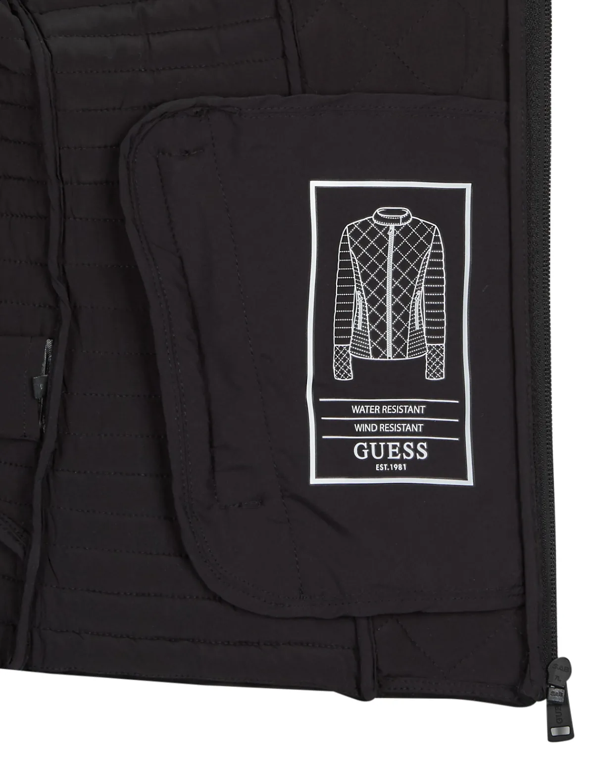 Manteaux^Guess - NEW VONA JACKET Noir