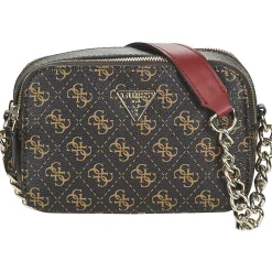 Besaces / Sacs Bandoulière^Guess - NOELLE CROSSBODY CAMERA Marron