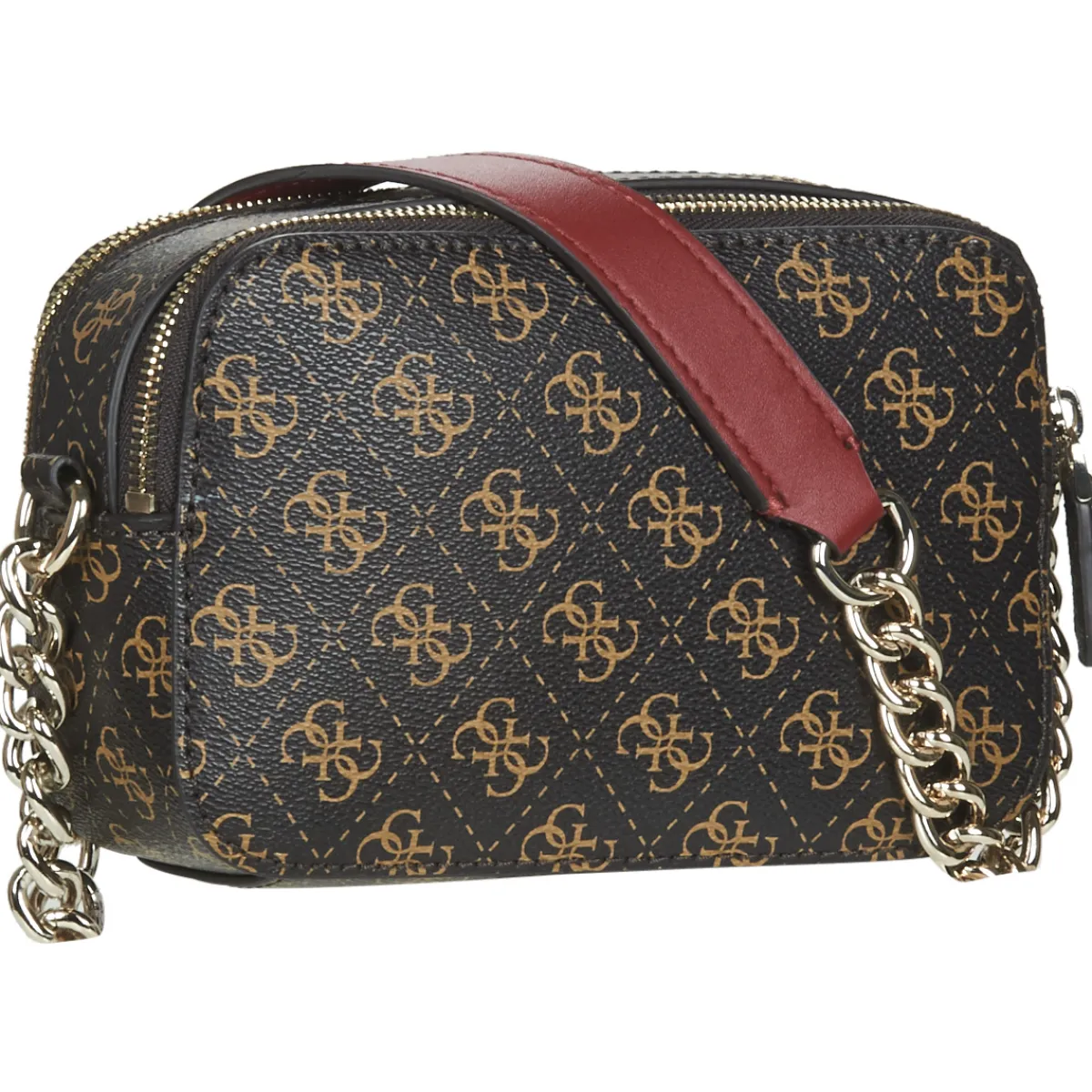 Besaces / Sacs Bandoulière^Guess - NOELLE CROSSBODY CAMERA Marron