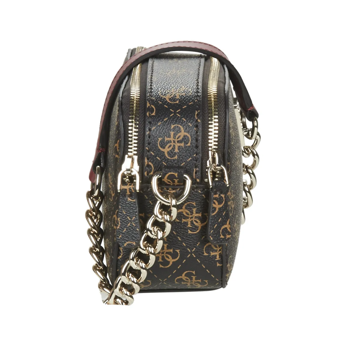 Besaces / Sacs Bandoulière^Guess - NOELLE CROSSBODY CAMERA Marron