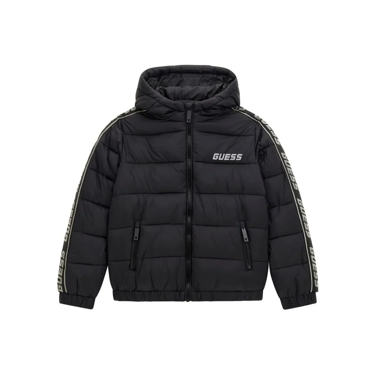 Manteaux^Guess - PADDED LS JACKET W/ZIP_MINI ME Noir