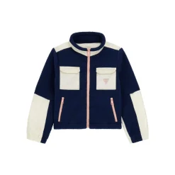 Sweats & Polaires^Guess - POLAR FLEECE LS PADDED JACKET Marine