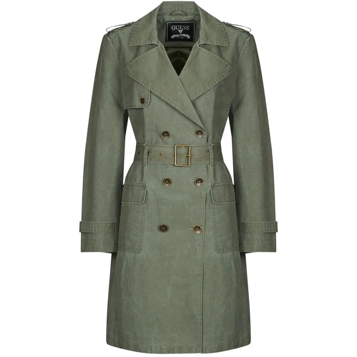 Manteaux^Guess - PRISCA TRENCH Kaki