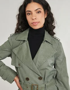 Manteaux^Guess - PRISCA TRENCH Kaki