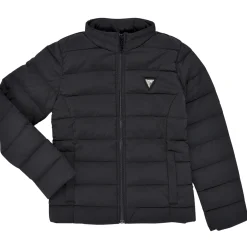Manteaux^Guess - PUFFER W/ HIDDEN HOOD MINI ME Noir
