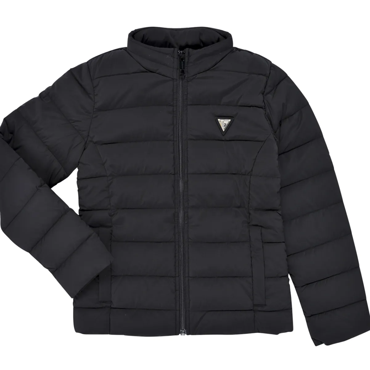 Manteaux^Guess - PUFFER W/ HIDDEN HOOD MINI ME Noir