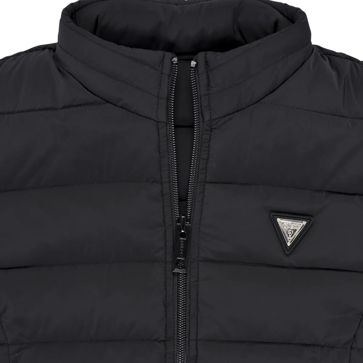 Manteaux^Guess - PUFFER W/ HIDDEN HOOD MINI ME Noir