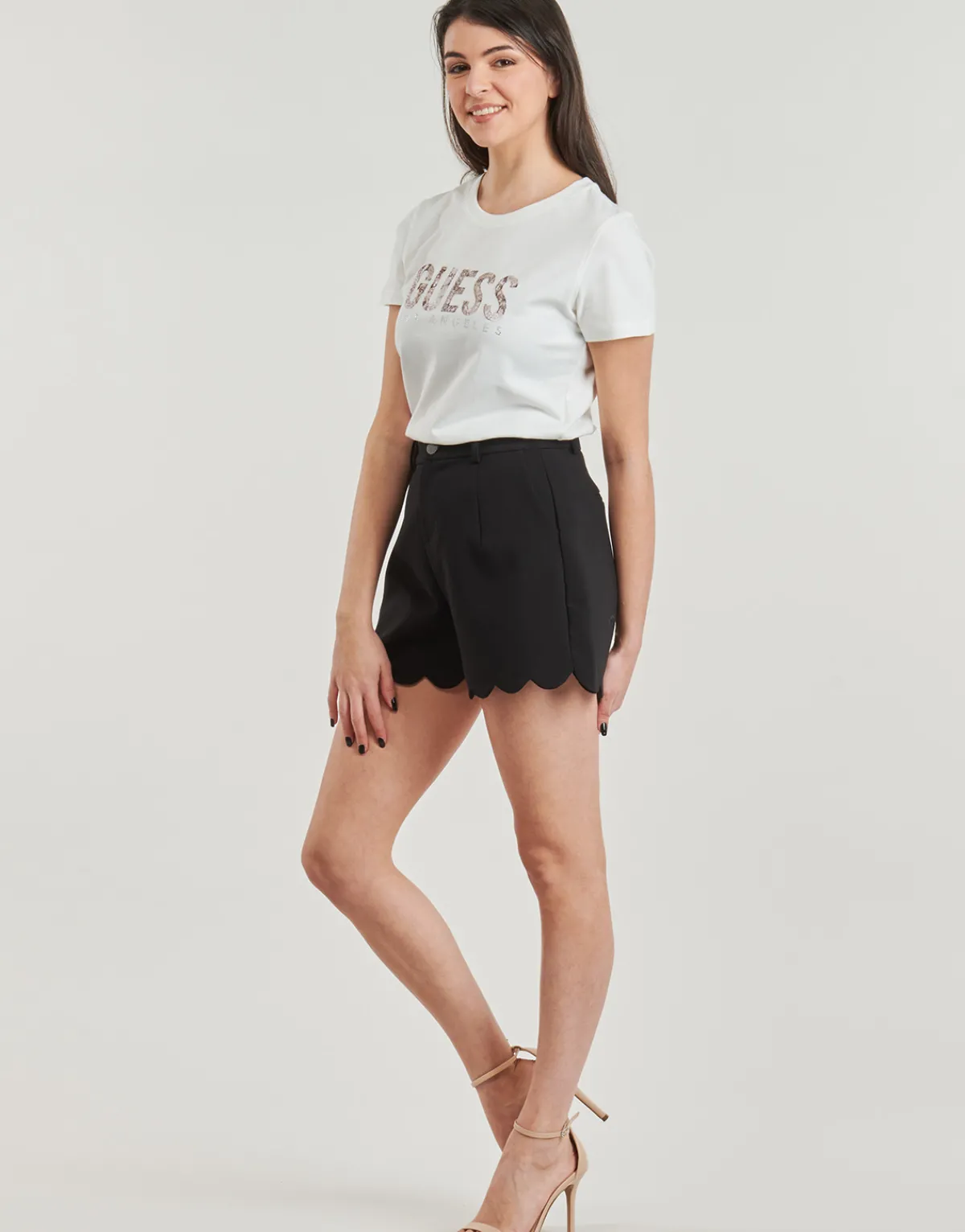 T-shirts & Polos^Guess - PYTHON LOGO Blanc