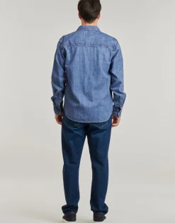 Chemises^Guess - REGULAR LS DENIM SHIRT Jean