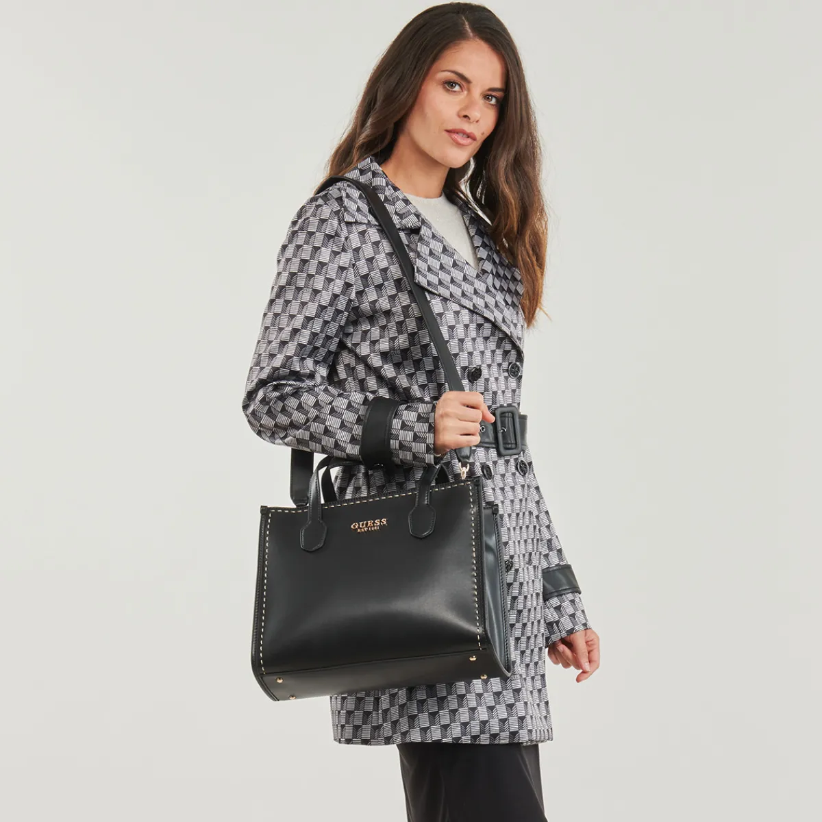 Cabas / Sacs Shopping^Guess - SILVANA Noir