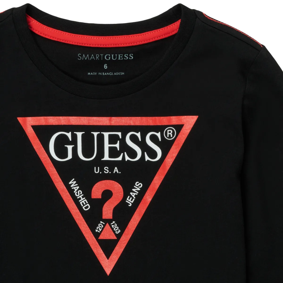 T-shirts & Polos^Guess - SOLEDAD Noir