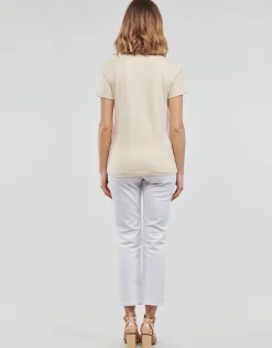 T-shirts & Polos^Guess - SS CN AURELIA TEE Beige