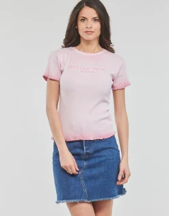 T-shirts & Polos^Guess - SS CN EDURNE TEE Rose