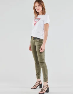 T-shirts & Polos^Guess - SS CN ORIGINAL TEE Blanc