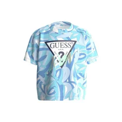 T-shirts & Polos^Guess - SS SHIRT Bleu