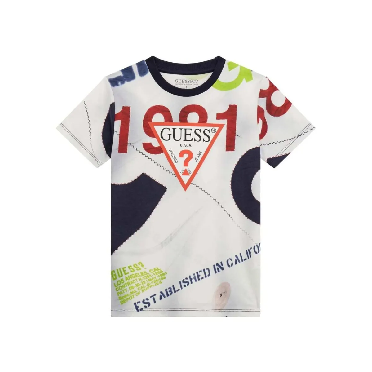 T-shirts & Polos^Guess - SS T SHIRT Multicolore