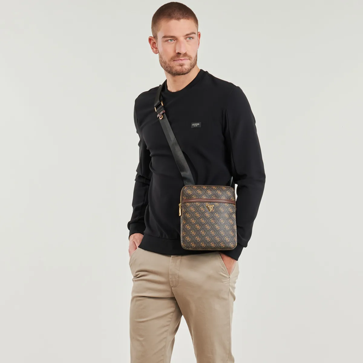 Sweats & Polaires^Guess - TECH STRETCH CN Noir