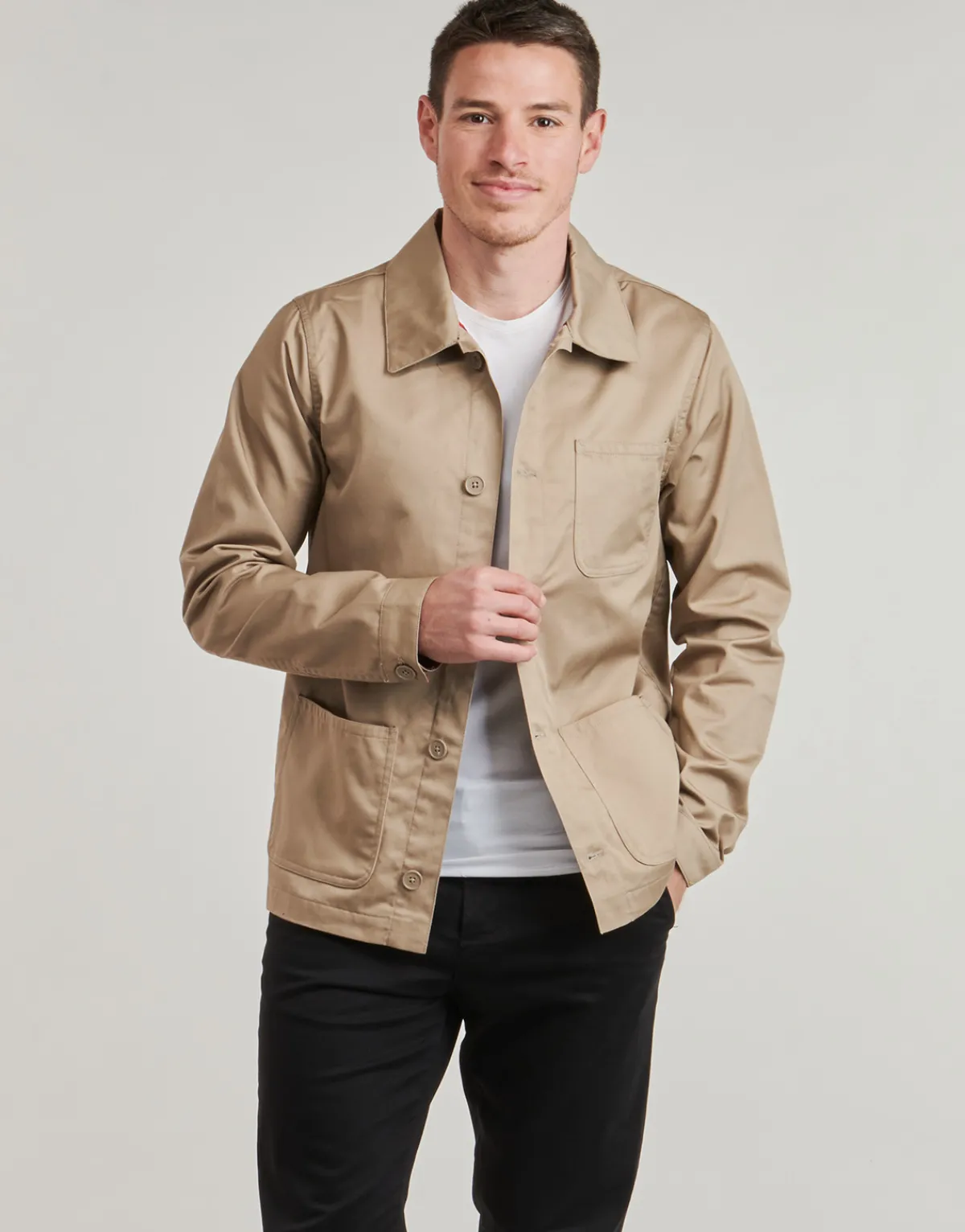 Vestes^Harrington - PAINT JACKET Beige